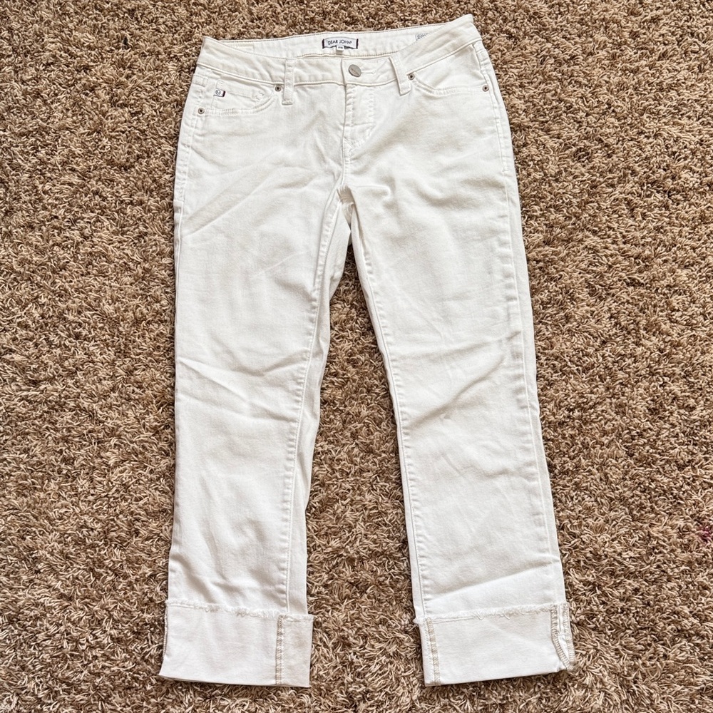 Dear John Women's Cream Straight Leg Jeans
